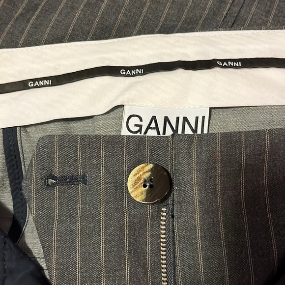 GANNI grey wide leg trousers . New wt/t. Size 38(eu) - Picture 5 of 7